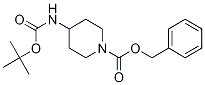 Structure of 1-CBZ-4-(BOC-AMINO)PIPERIDINE
