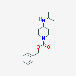 Structure of 4-IsopropylaMino-piperidine-1-carboxylic acid benzyl ester