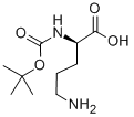Structure of BOC-D-ORN-OH