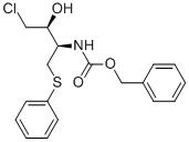 Structure of Benzyl (1R,2S)-3-chloro-2-hydroxy-1-(phenylthiomethyl)propylcarbamate