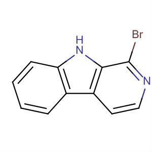 Structure of 9H-Pyrido[3,4-b]indole, 1-bromo-