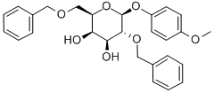 Structure of 4-METHOXYPHENYL 2,6-DI-O-BENZYL-BETA-D-GALACTOPYRANOSIDE