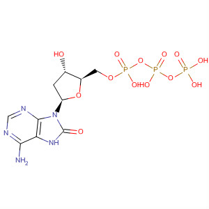 Structure of Adenosine 5'-(tetrahydrogen triphosphate), 2'-deoxy-7,8-dihydro-8-oxo-