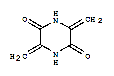 Structure of 3,6-dimethylidenepiperazine-2,5-dione