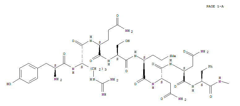 Structure of ADRENOMEDULLIN 1-50, RAT