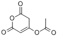 Structure of ACETIC ACID 2,6-DIOXO-3,6-DIHYDRO-2H-PYRAN-4-YL ESTER