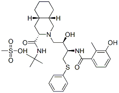 Structure of Nelfinavir mesylate