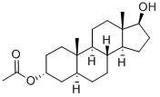 5alpha-Androstan-3alpha,17beta-diol 3-acetate结构式