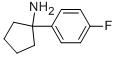 1-(4-氟苯基)环戊胺结构式