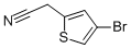 (4-Bromo-thiophen-2-yl)-acetonitrile结构式