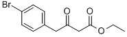 Structure of 4-(4-BROMO-PHENYL)-3-OXO-BUTYRIC ACID ETHYL ESTER