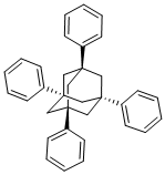 Structure of 1,3,5,7-TETRAPHENYLADAMANTANE