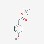 Structure of tert-butyl 2-(4-hydroxyphenyl)acetate