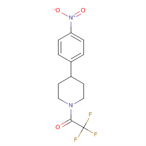Structure of Piperidine, 4-(4-nitrophenyl)-1-(trifluoroacetyl)-