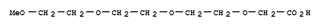 Structure of 3,6,9,12-Tetraoxatridecanoicacid