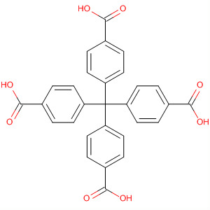 Structure of Benzoic acid, 4,4',4'',4'''-methanetetrayltetrakis-