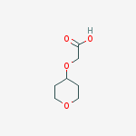 Structure of 2-[(tetrahydro-2H-pyran-4-yl)oxy]Acetic acid