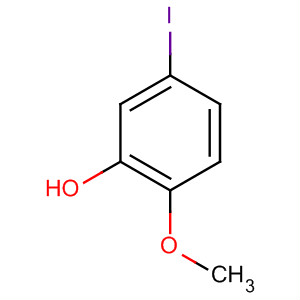 Structure of Phenol, 5-iodo-2-methoxy-