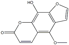 Structure of 9-HYDROXY-4-METHOXY-PSORALEN