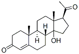 Chemical structure of 14-Hydroxyprogesterone