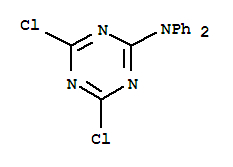 Structure of (4,6-Dichloro-[1,3,5]triazin-2-yl)-diphenyl-amine