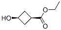 Structure of CYCLOBUTANECARBOXYLIC ACID 3-HYDROXY-,ETHYL ESTER,CIS-