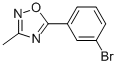 Structure of 5-(3-BROMOPHENYL)-3-METHYL-1,2,4-OXADIAZOLE