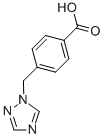 Structure of 4-(1H-1,2,4-TRIAZOL-1-YLMETHYL)BENZOIC ACID