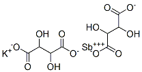 Structure of POTASSIUM ANTIMONY TARTRATE