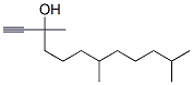 Structure of 3,7,11-trimethyldodecyn-3-ol