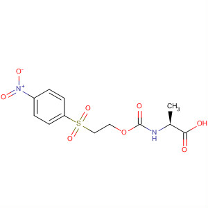 Structure of L-Alanine, N-[[2-[(4-nitrophenyl)sulfonyl]ethoxy]carbonyl]-