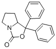 Structure of 1,1-DIPHENYL-TETRAHYDRO-PYRROLO[1,2-C]OXAZOL-3-ONE