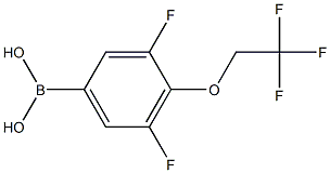 Structure of 3,5-Difluoro-4-(2,2,2-trifluoroethoxy)phenyl-Boronicacid