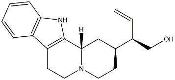 Structure of (2S,βR)-β-Vinyl-1,2,3,4,6,7,12,12bβ-octahydroindolo[2,3-a]quinolizine-2-ethanol