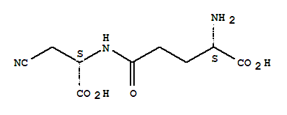 Structure of L-Alanine, L-g-glutamyl-3-cyano-