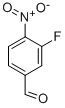 Structure of 3-FLUORO-4-NITRO-BENZALDEHYDE