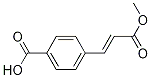 Structure of Benzoic acid, 4-(3-methoxy-3-oxo-1-propenyl)-