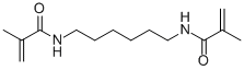 Structure of 1,6-HEXAMETHYLENE BIS-METHACRYLAMIDE
