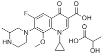盐酸加替沙星结构式