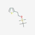 tert-butyl-dimethyl-(2-thiophen-2-ylethoxy)silane结构式
