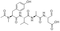 AC-N-ME-TYR-VAL-ALA-ASP-ALDEHYDE (PSEUDO ACID)结构式