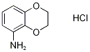 2,3-二氢-5-氨基-1,4-苯并二噁英盐酸盐结构式