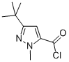 Structure of 3-(TERT-BUTYL)-1-METHYL-1H-PYRAZOLE-5-CARBONYL CHLORIDE