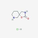 Structure of 1-Oxa-3,7-diaza-spiro[4.5]decan-2-one hydrochloride