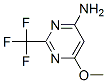 Structure of 6-Methoxy-2-trifluoromethyl-4-pyrimidinamine