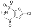 Structure of 3-Acetyl-5-chlorothiophene-2-sulfonamide