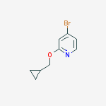 Structure of 4-Bromo-2-(cyclopropylmethoxy)pyridine