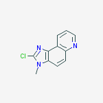 Structure of 3-METHYL-2-CHLORO-3H-IMIDAZO[4,5-F]QUINOLINE