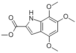 METHYL 4,6,7-TRIMETHOXYINDOLE-2-CARBOXYLATE结构式