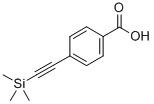 Structure of 4-((Trimethylsilyl)ethynyl)benzoic acid